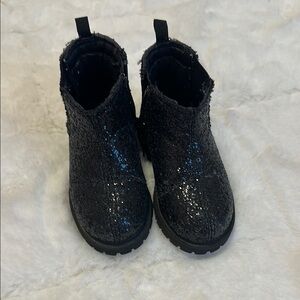 Carter's Black Sparkly Ankle Boots